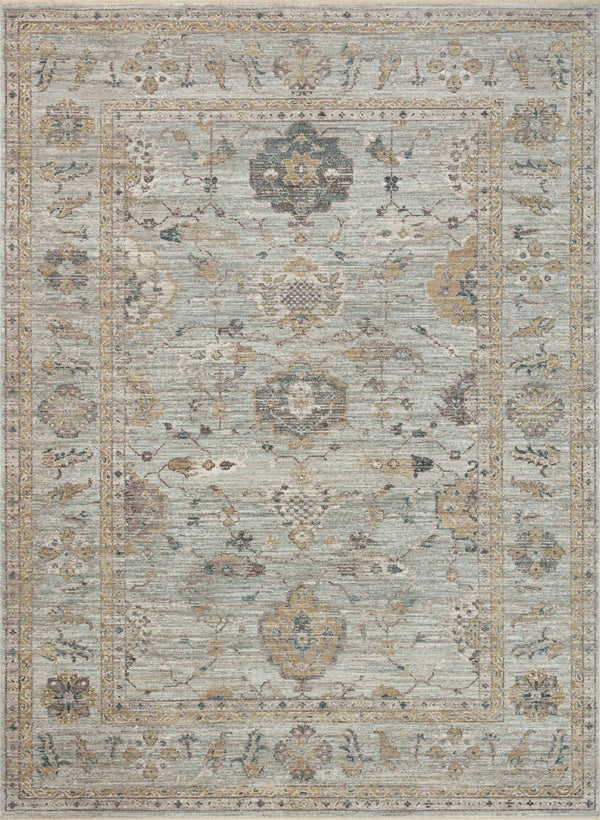 Magnolia Home by Joanna Gaines x Loloi Millie Rug - Sky / Gold-Blue Hand Home