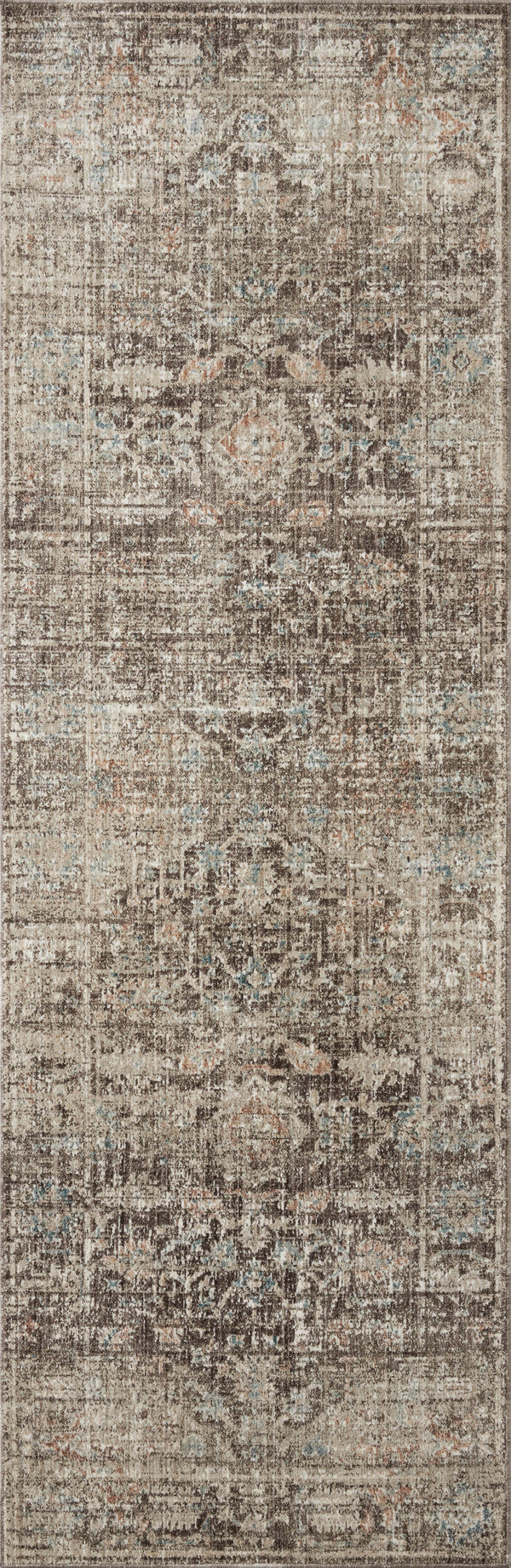 Magnolia Home by Joanna Gaines x Loloi Millie Rug - Charcoal / Dove-Blue Hand Home