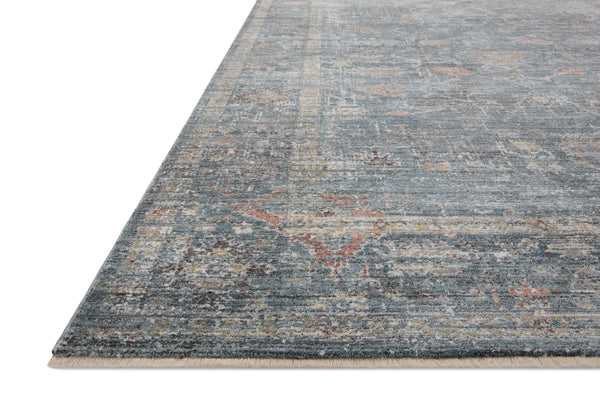 Loloi Millie Rug Collection - Denim / Multi - Magnolia Home by Joanna Gaines-Blue Hand Home