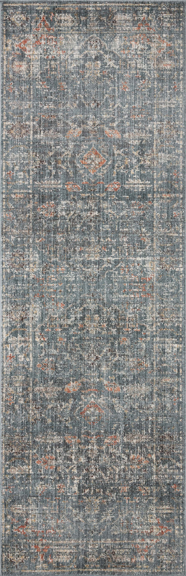 Loloi Millie Rug Collection - Denim / Multi - Magnolia Home by Joanna Gaines-Blue Hand Home