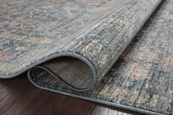 Loloi Millie Rug Collection - Denim / Multi - Magnolia Home by Joanna Gaines-Blue Hand Home