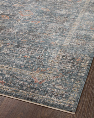 Loloi Millie Rug Collection - Denim / Multi - Magnolia Home by Joanna Gaines-Blue Hand Home