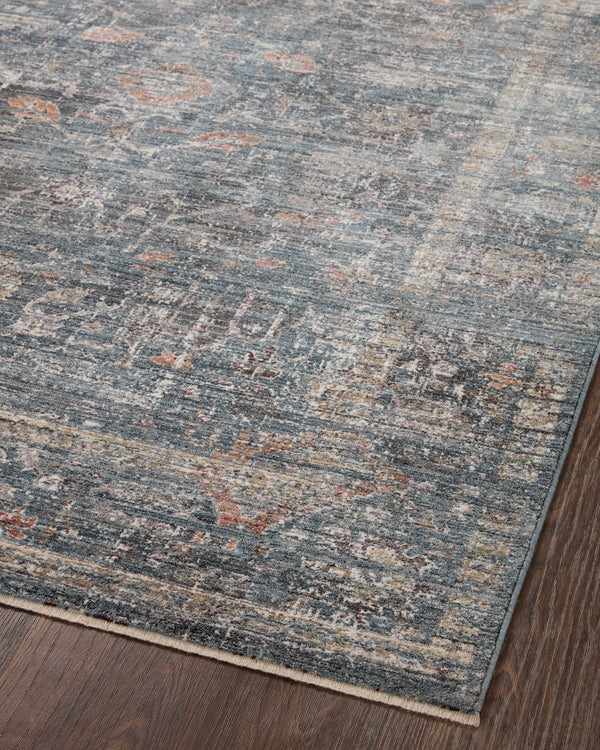 Loloi Millie Rug Collection - Denim / Multi - Magnolia Home by Joanna Gaines-Blue Hand Home