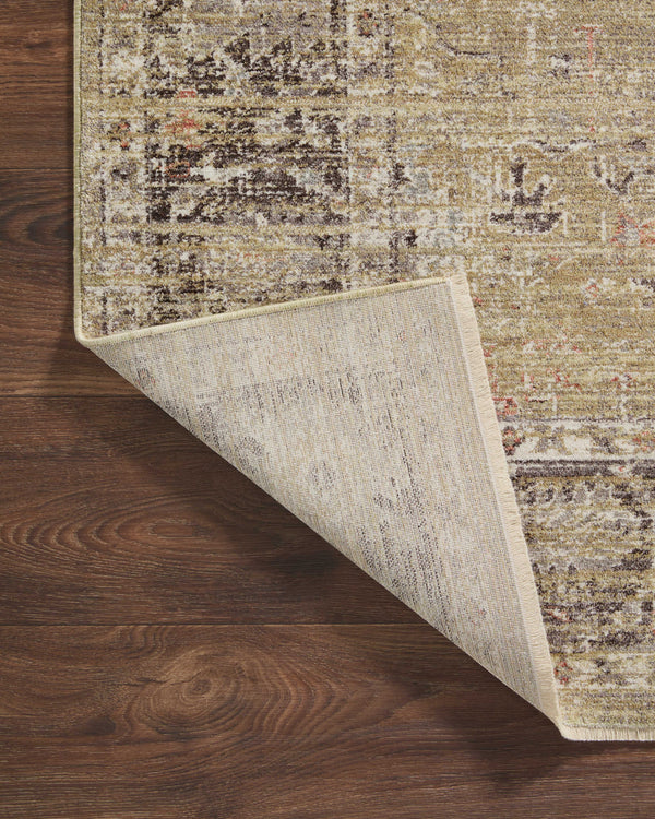 Loloi Millie Rug Collection - Gold / Charcoal - Magnolia Home by Joanna Gaines-Blue Hand Home