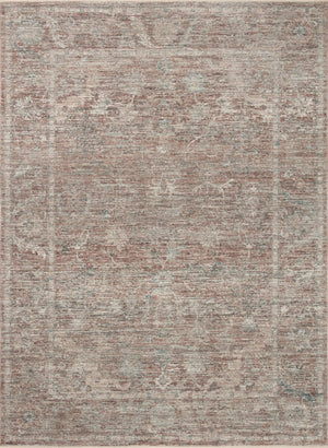 Loloi Millie Rug Collection - Brick / Fog - Magnolia Home by Joanna Gaines-Blue Hand Home