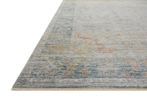 Loloi Millie Rug Collection - Slate / Multi - Magnolia Home by Joanna Gaines-Blue Hand Home