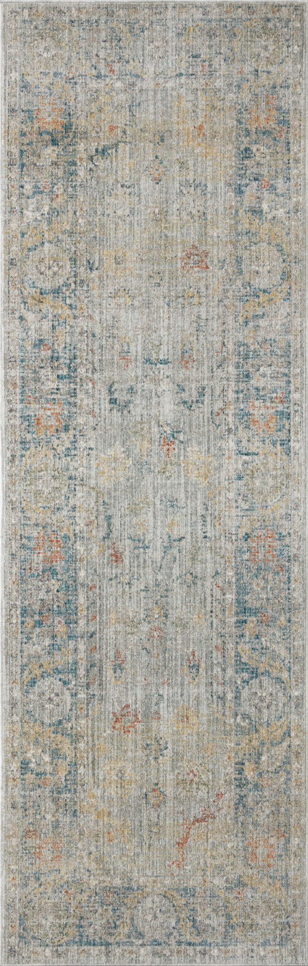 Loloi Millie Rug Collection - Slate / Multi - Magnolia Home by Joanna Gaines-Blue Hand Home