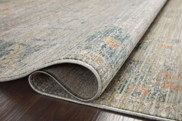 Loloi Millie Rug Collection - Slate / Multi - Magnolia Home by Joanna Gaines-Blue Hand Home