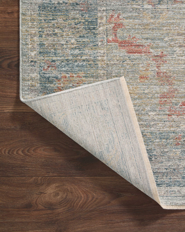 Loloi Millie Rug Collection - Slate / Multi - Magnolia Home by Joanna Gaines-Blue Hand Home