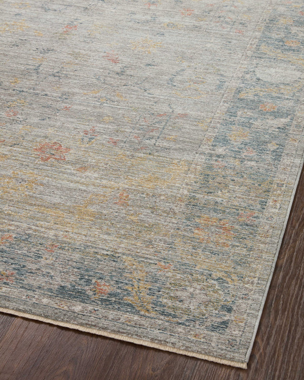 Loloi Millie Rug Collection - Slate / Multi - Magnolia Home by Joanna Gaines-Blue Hand Home