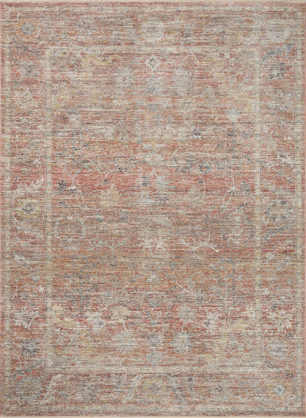 Magnolia Home by Joanna Gaines x Loloi Millie Rug - Sunset / Multi-Blue Hand Home