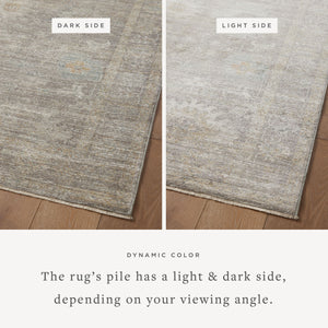 Magnolia Home by Joanna Gaines x Loloi Millie Rug - Stone / Natural-Blue Hand Home