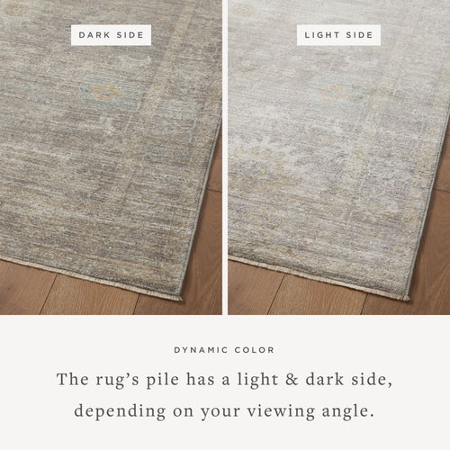 Magnolia Home by Joanna Gaines x Loloi Millie Rug - Stone / Natural-Blue Hand Home