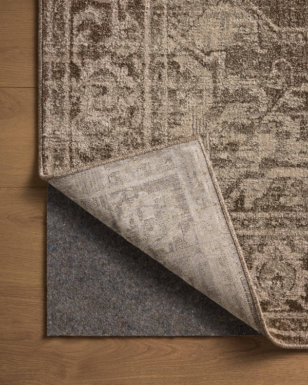 Magnolia Home by Joanna Gaines x Loloi Mona Rug - Cocoa / Stone-Blue Hand Home