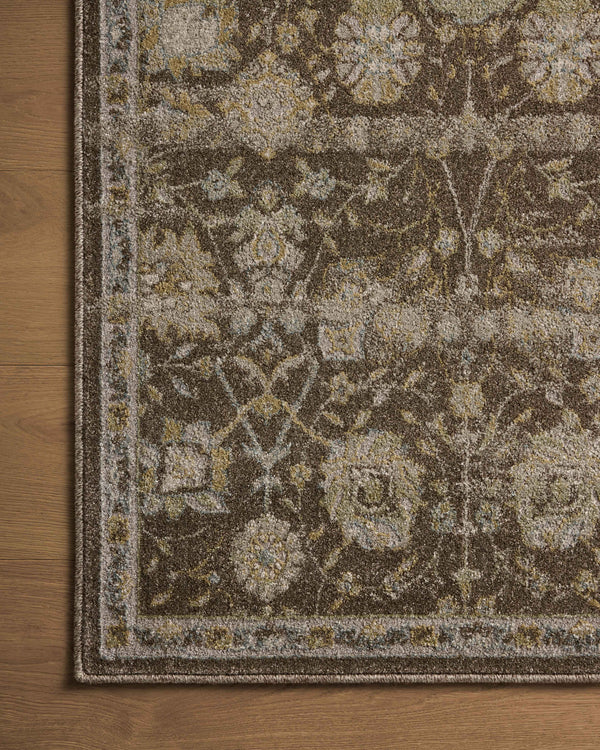 Magnolia Home by Joanna Gaines x Loloi Mona Rug - Bark / Natural-Blue Hand Home