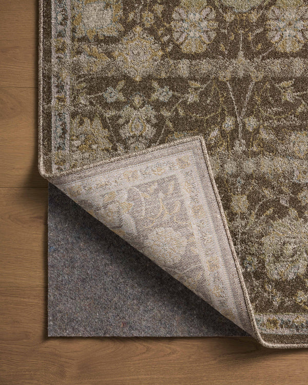 Magnolia Home by Joanna Gaines x Loloi Mona Rug - Bark / Natural-Blue Hand Home