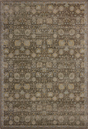 Magnolia Home by Joanna Gaines x Loloi Mona Rug - Bark / Natural-Blue Hand Home