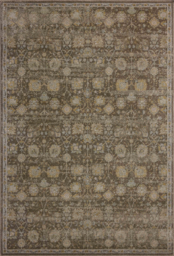 Magnolia Home by Joanna Gaines x Loloi Mona Rug - Bark / Natural-Blue Hand Home