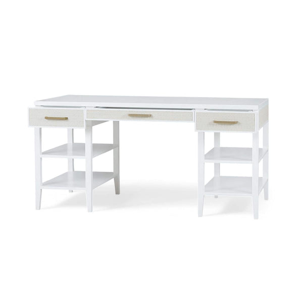 Marisol Desk w/ Rattan-Blue Hand Home