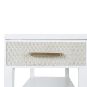 Marisol Desk w/ Rattan-Blue Hand Home