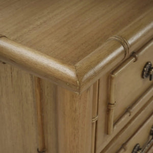 Bramble Martinique 3 Drawer Dresser In Antique French Oak-Bramble-Blue Hand Home