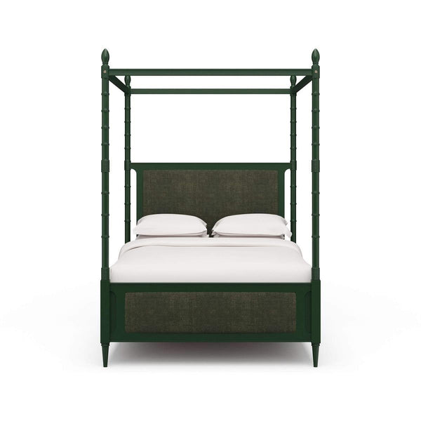 Martinique Bed Queen Solid Wood Handcrafted Traditional Furniture-Blue Hand Home