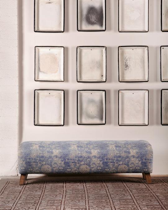 Cisco Home Mason Bench-Blue Hand Home