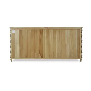 Bramble Milano 4 Door Sideboard In Fruitwood-Bramble-Blue Hand Home