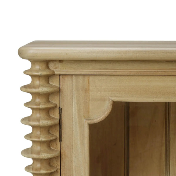 Bramble Milano 4 Door Sideboard In Fruitwood-Bramble-Blue Hand Home