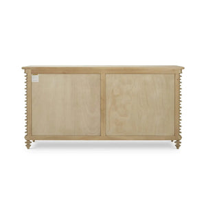 Bramble Milano 7 Drawer Dresser in Fruitwood-Bramble-Blue Hand Home