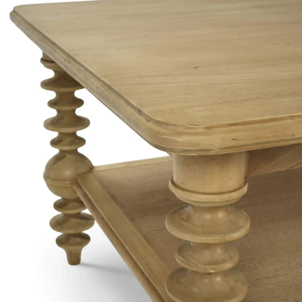 Bramble Milano Coffee Table In Fruitwood-Bramble-Blue Hand Home