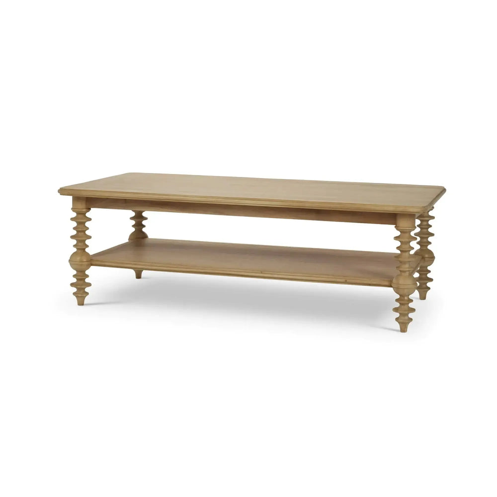 Bramble Milano Coffee Table In Fruitwood-Bramble-Blue Hand Home