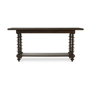 Bramble Milano Console Table In Walnut-Bramble-Blue Hand Home