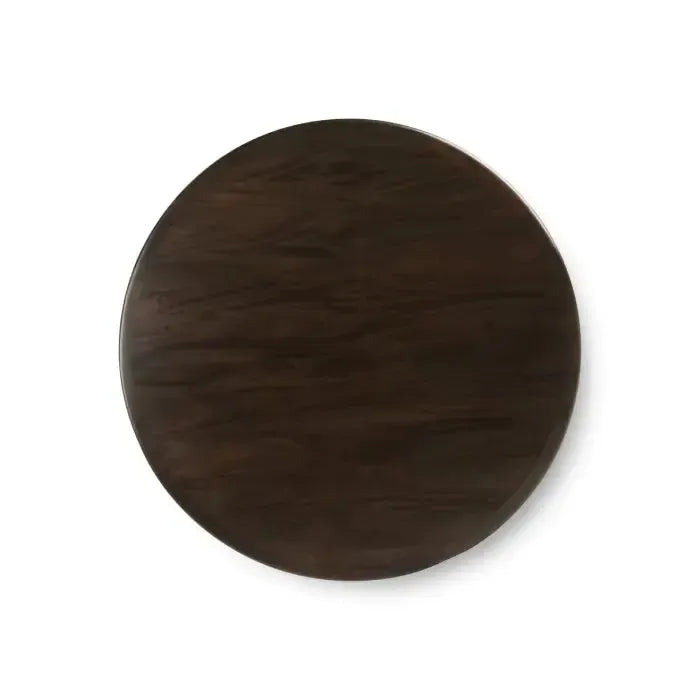 Bramble Milano Round Dining Table 60" In Walnut-Bramble-Blue Hand Home