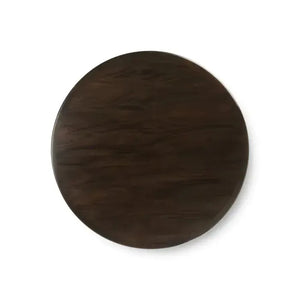 Bramble Milano Round Dining Table 60" In Walnut-Bramble-Blue Hand Home