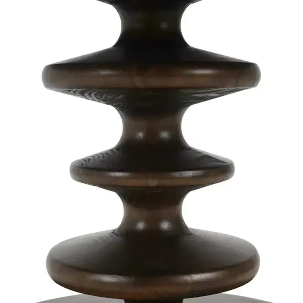 Bramble Milano Round Dining Table 60" In Walnut-Bramble-Blue Hand Home