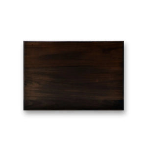 Bramble Milano Side Table In Walnut-Bramble-Blue Hand Home