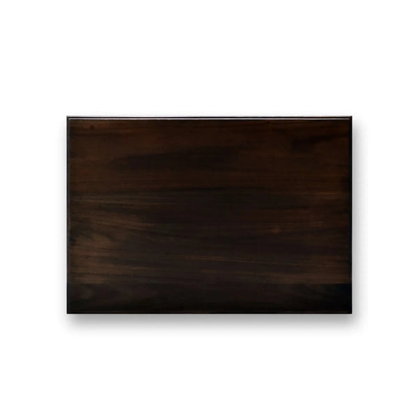 Bramble Milano Side Table In Walnut-Bramble-Blue Hand Home