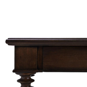 Bramble Milano Side Table In Walnut-Bramble-Blue Hand Home