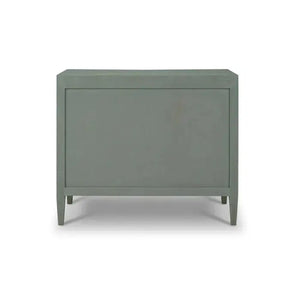 Bramble Mornington Linen Wrapped 3 Drawer Dresser In Linen Pale Blue-Bramble-Blue Hand Home