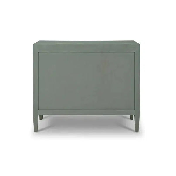 Bramble Mornington Linen Wrapped 3 Drawer Dresser In Linen Pale Blue-Bramble-Blue Hand Home