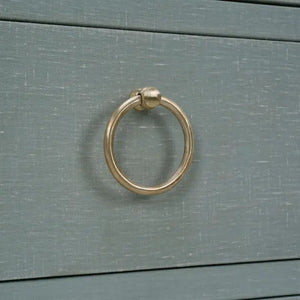 Bramble Mornington Linen Wrapped 3 Drawer Dresser In Linen Pale Blue-Bramble-Blue Hand Home