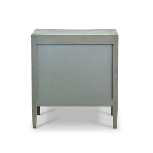 Bramble Mornington Linen Wrapped Nightstand In Linen Pale Blue-Bramble-Blue Hand Home