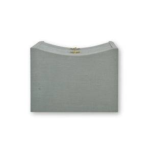 Bramble Mornington Linen Wrapped Nightstand In Linen Pale Blue-Bramble-Blue Hand Home