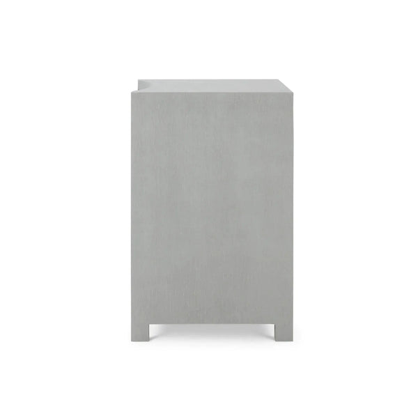 Bramble Mornington Open Shelf Bedside Table Linen Wrapped In Pale Blue-Bramble-Blue Hand Home