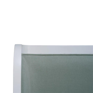 Mornington Upholstered & Linen Wrapped Bed King-Blue Hand Home