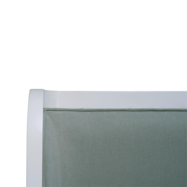 Mornington Upholstered & Linen Wrapped Bed King-Blue Hand Home