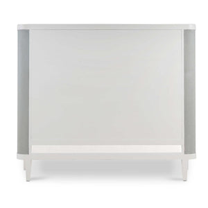 Mornington Upholstered & Linen Wrapped Bed Queen-Blue Hand Home
