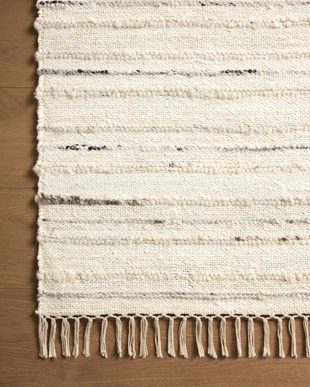 Magnolia Home by Joanna Gaines x Loloi Nico Rug - Ivory / Stone-Blue Hand Home