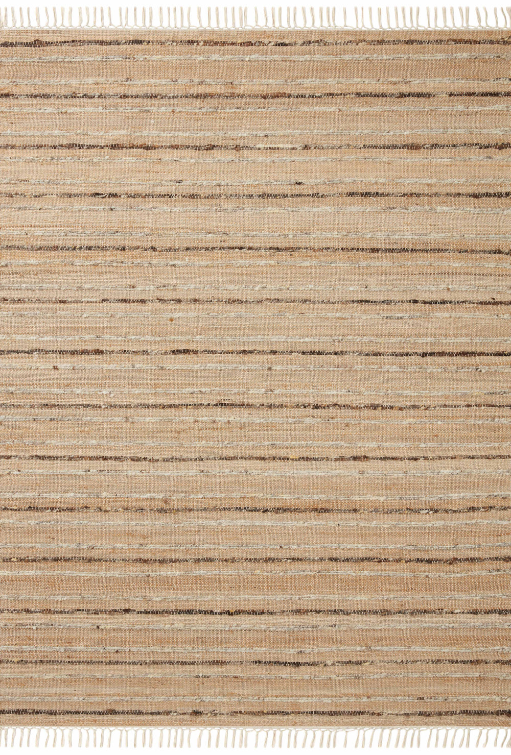 Magnolia Home by Joanna Gaines x Loloi Nico Rug - Natural / Bark-Blue Hand Home
